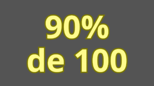 Quanto é 90% de 100? Entenda o cálculo