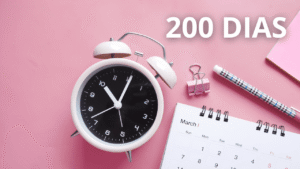 200 dias são quantos meses