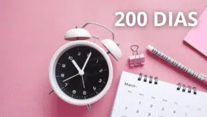 200 dias são quantos meses