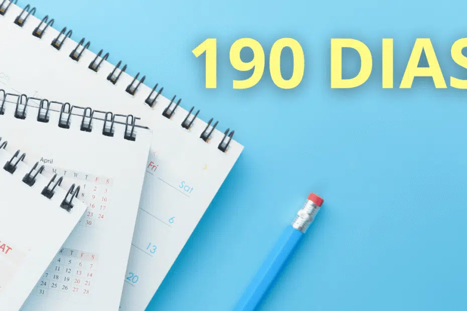 190 dias são quantos meses