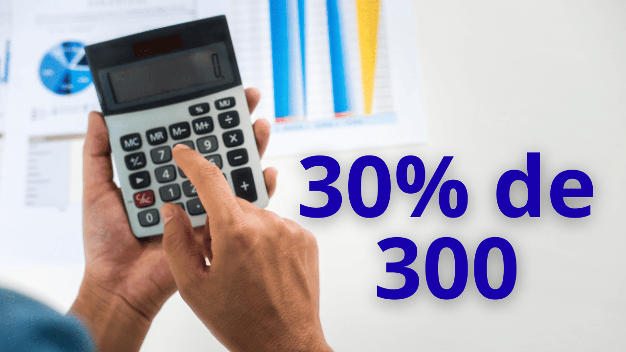 Quanto é 30% de 300? | Online Calculadora