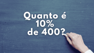 Quanto é 10% de 400