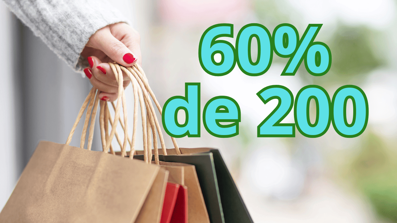 Quanto é 60% de 200? | Online Calculadora