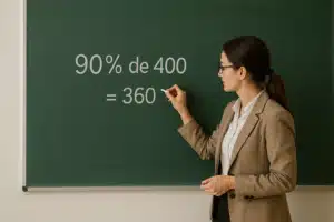 quanto é 90% de 400 reais