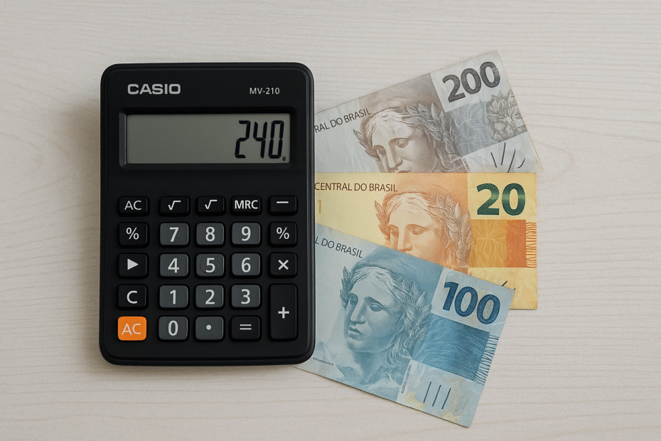 quanto é 60% de 400 reais