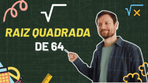 qual é a raiz quadrada de 64