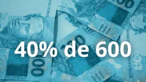Quanto é 40% de 600