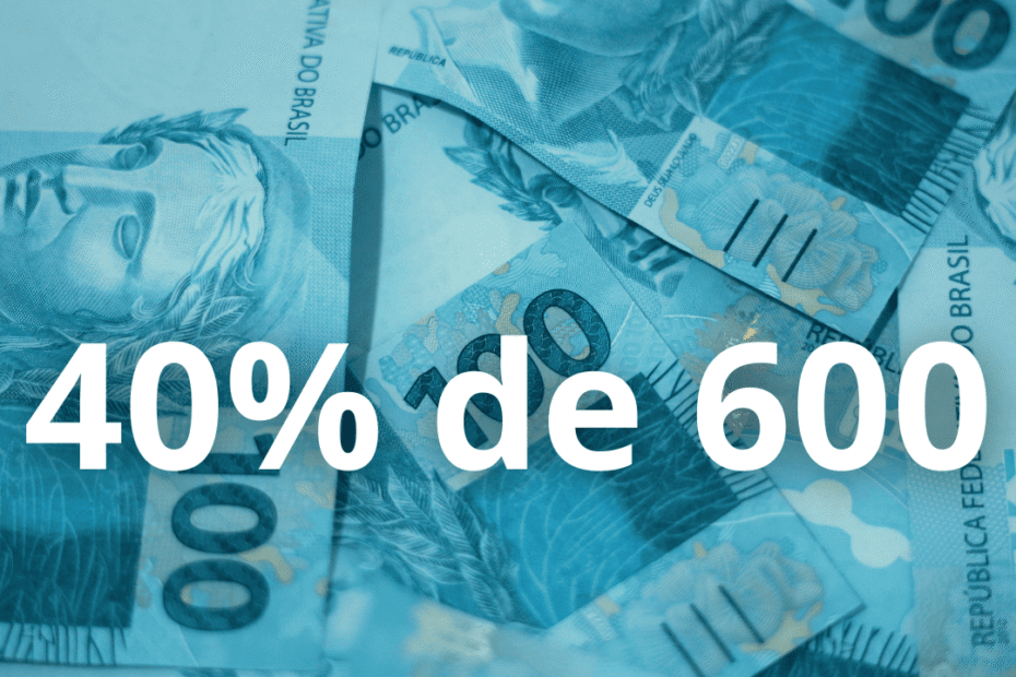 Quanto é 40% de 600