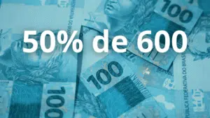 Quanto é 50% de 600?