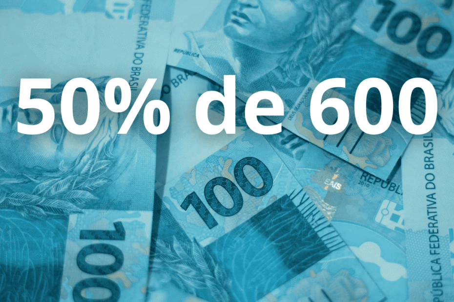 Quanto é 50% de 600