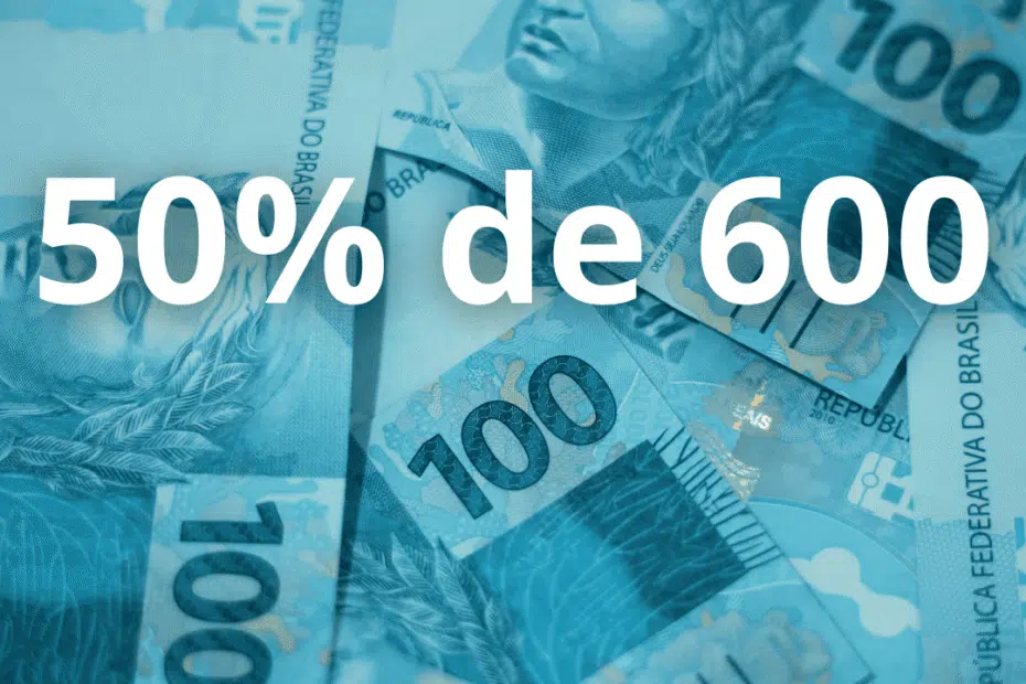 Quanto é 50% de 600