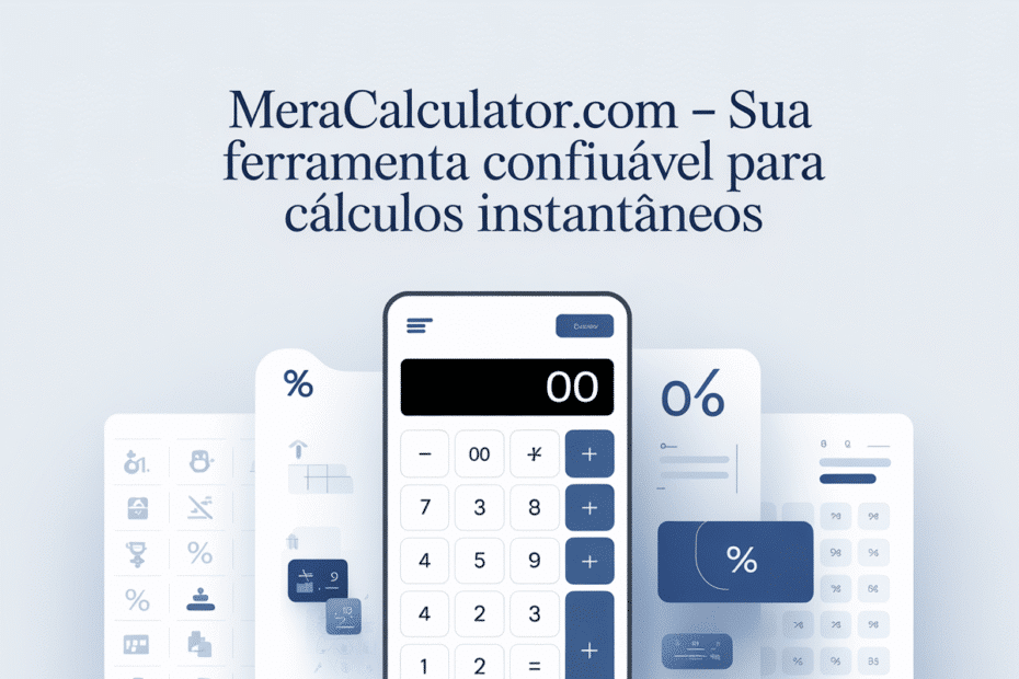 MeraCalculator.com – Sua ferramenta confiável para cálculos instantâneos