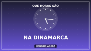 Relógio ilustrando o horário na Dinamarca
