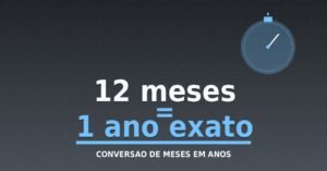 12 Meses São Quantos Anos?